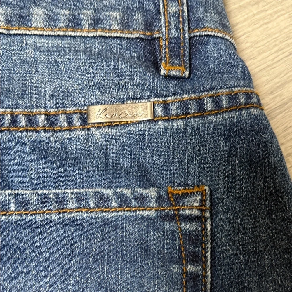 KanCan Denim Button-Up Skirt Size Small